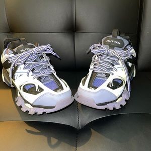 Balenciaga Purple White and Grey Track shoes